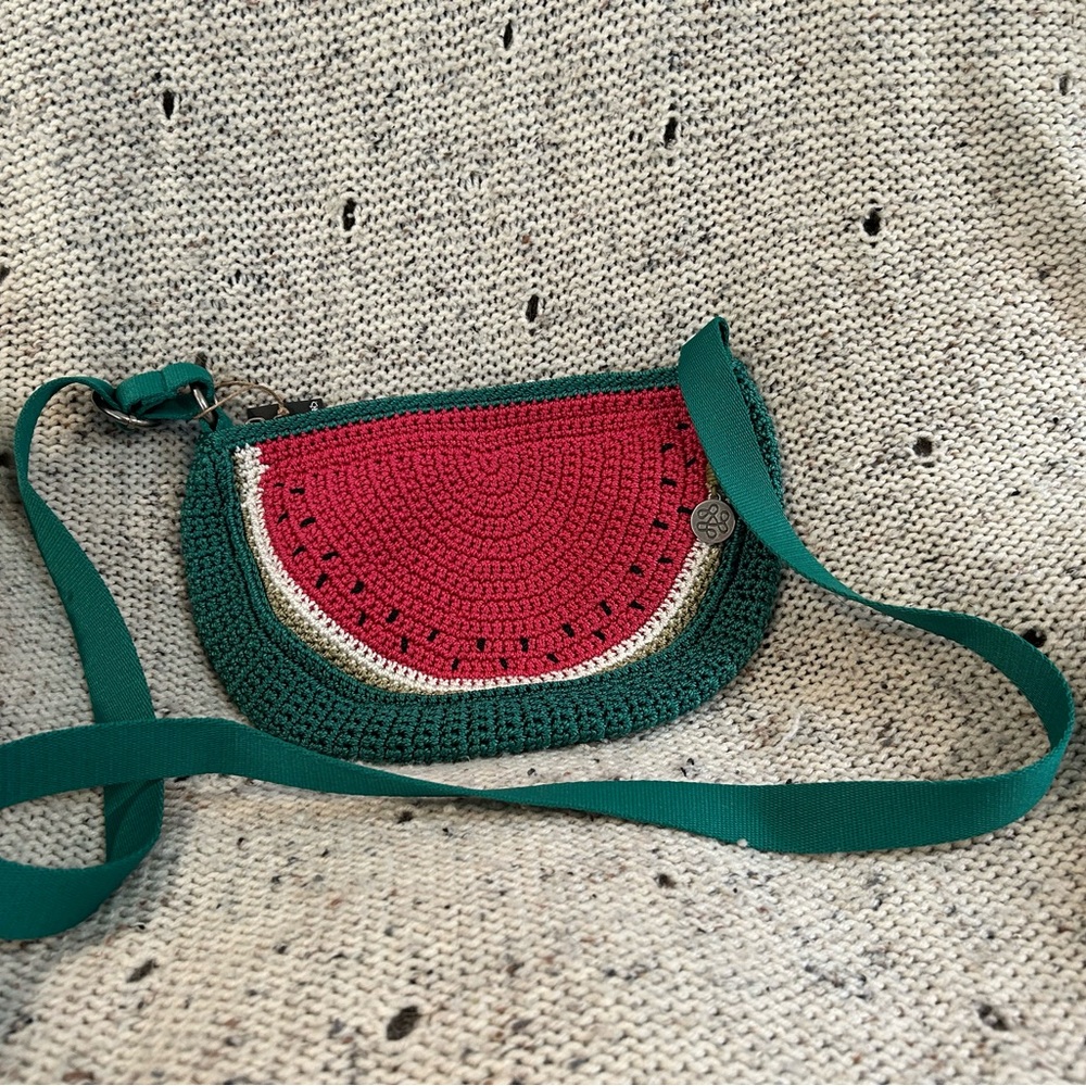 The Sak Watermelon Crochet Crossbody Bag